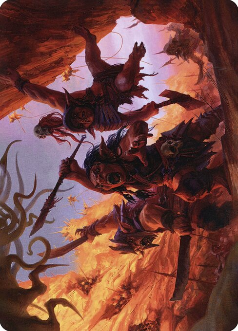 Swarming Goblins // Goblin — art by Andrew Mar