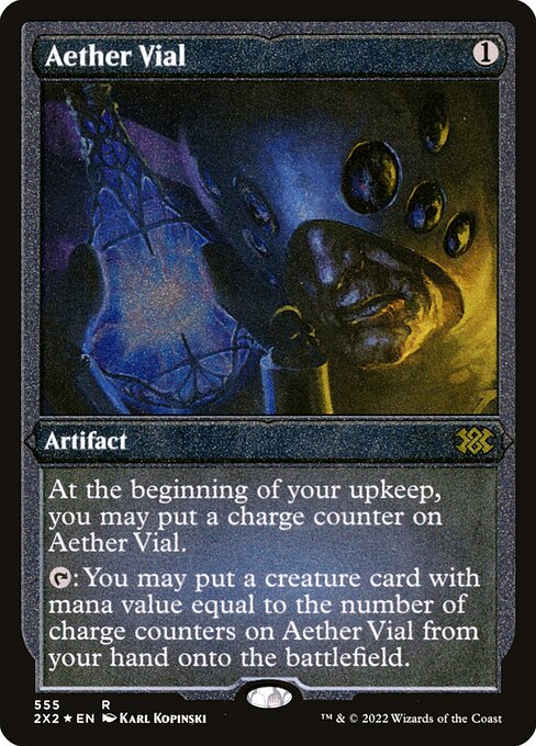 Aether Vial — art by Karl Kopinski