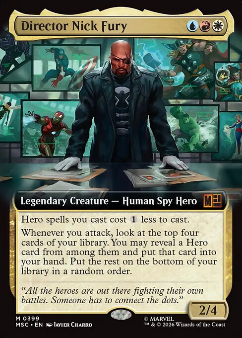 Director Nick Fury — art by Javier Charro