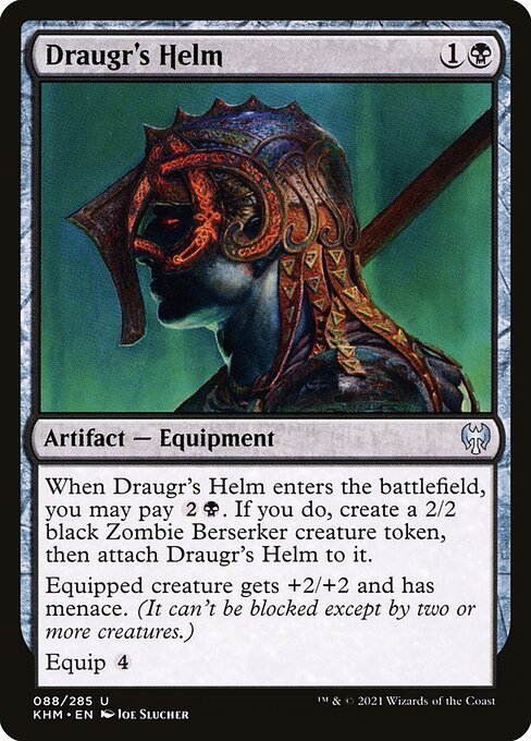 Draugr's Helm — art by Joe Slucher