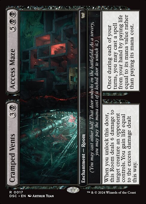Cramped Vents // Access Maze — art by Arthur Yuan