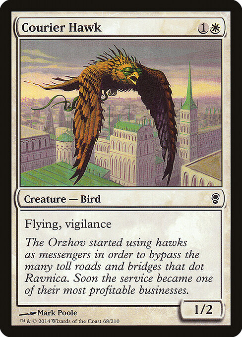 Courier Hawk — art by Mark Poole