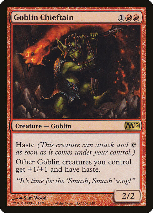 Goblin Chieftain — art by Sam Wood