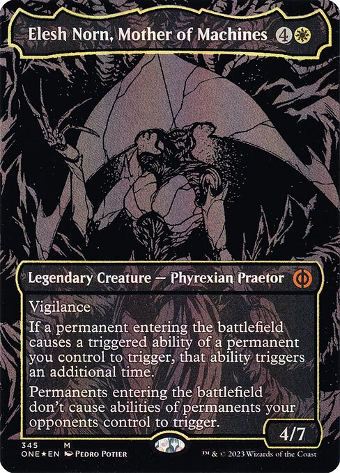 Elesh Norn, Mother of Machines — art by Pedro Potier