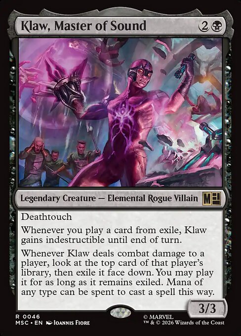 Klaw, Master of Sound — art by Ioannis Fiore