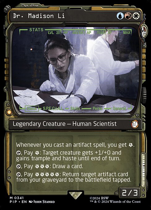 Dr. Madison Li — art by John Stanko