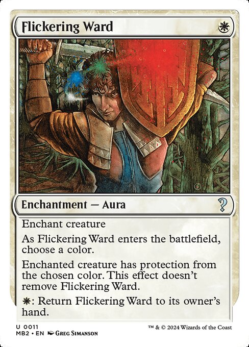 Flickering Ward — art by Greg Simanson