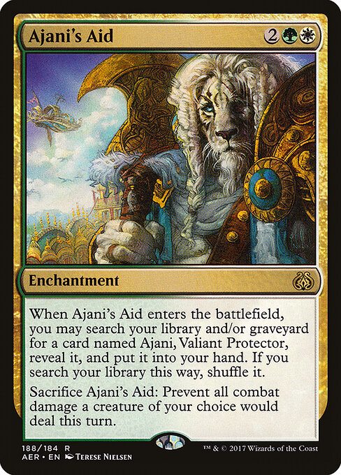 Ajani's Aid — art by Terese Nielsen