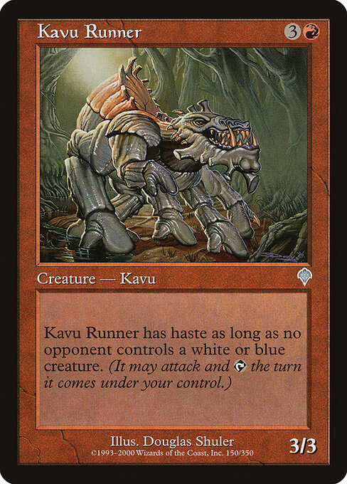 Kavu Runner — art by Douglas Shuler