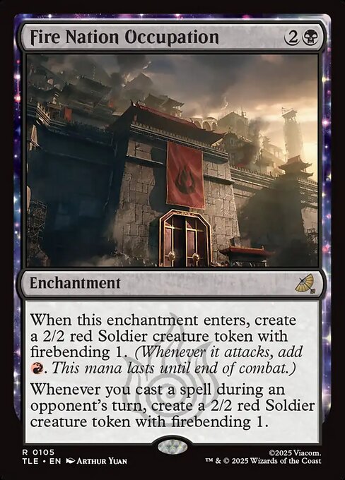 Fire Nation Occupation — art by Arthur Yuan