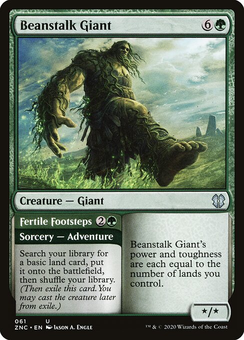 Beanstalk Giant // Fertile Footsteps — art by Jason A. Engle