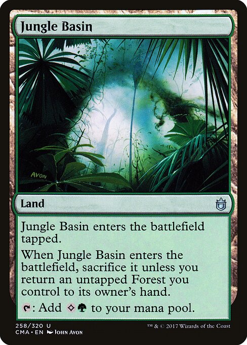 Jungle Basin — art by John Avon