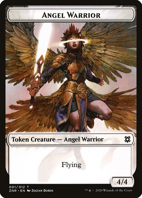 Angel Warrior — art by Zoltan Boros
