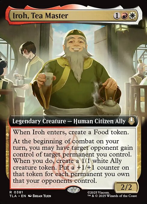 Iroh, Tea Master — art by Brian Yuen