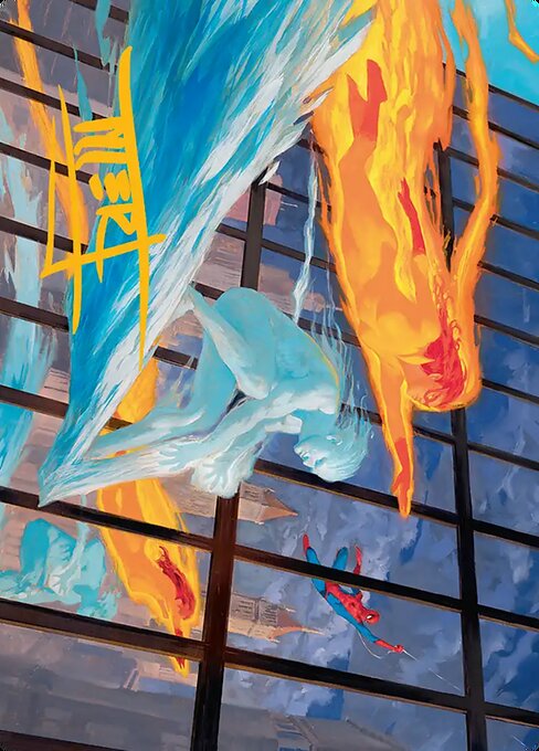 Iceman and Firestar // Iceman and Firestar — art by Tyler Jacobson