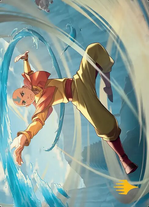 Aang, Swift Savior // Aang, Swift Savior — art by Tetsuko