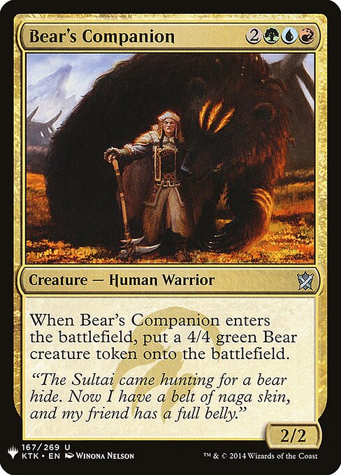 Bear's Companion — art by Winona Nelson
