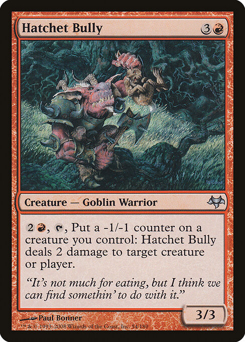 Hatchet Bully — art by Paul Bonner