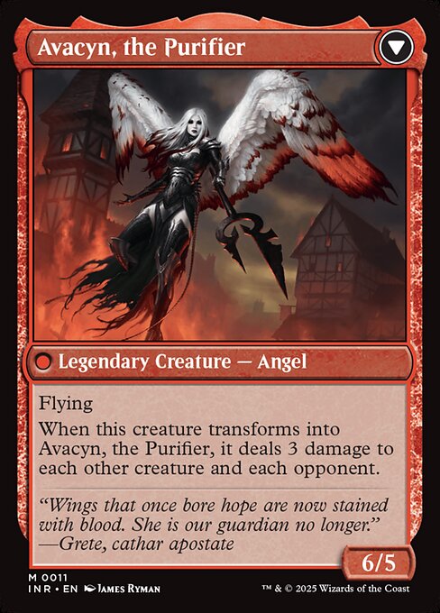 Archangel Avacyn // Avacyn, the Purifier — art by James Ryman