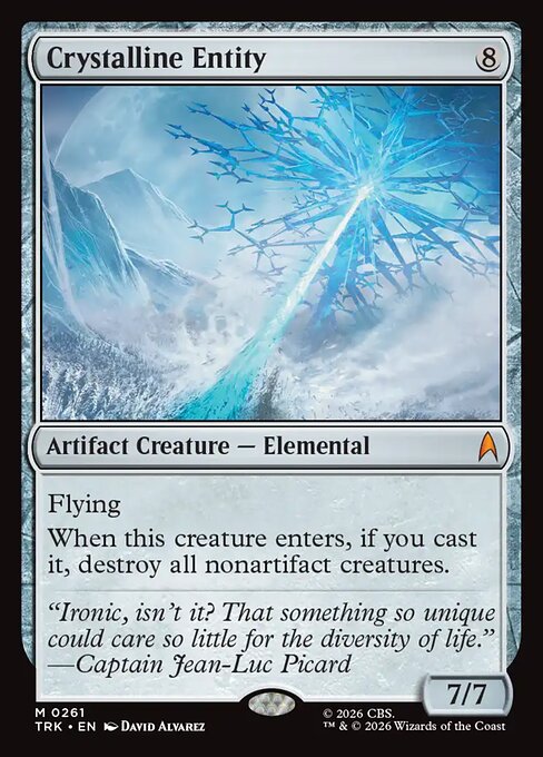 Crystalline Entity — art by David Álvarez