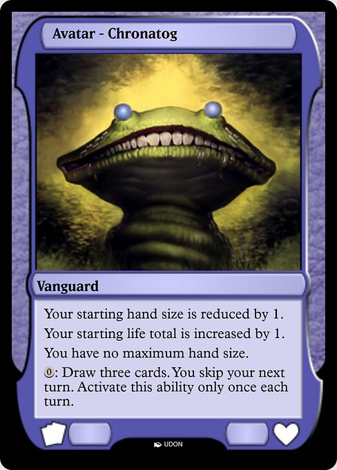 Chronatog Avatar — art by UDON