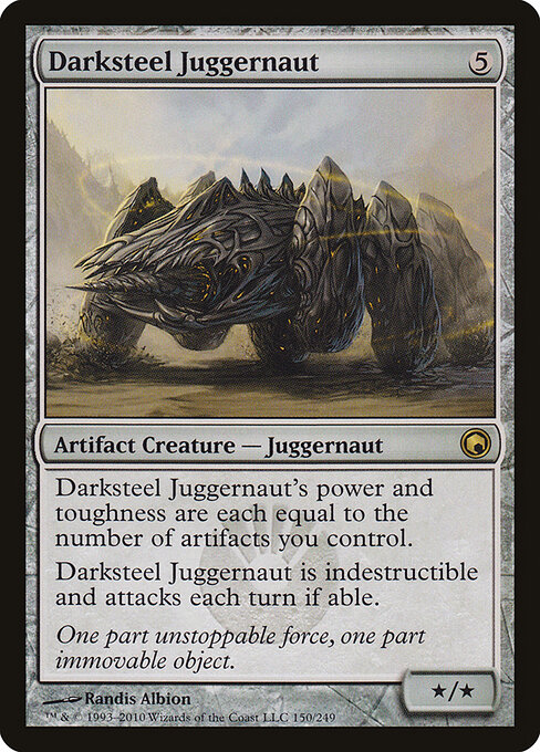 Darksteel Juggernaut — art by Randis Albion