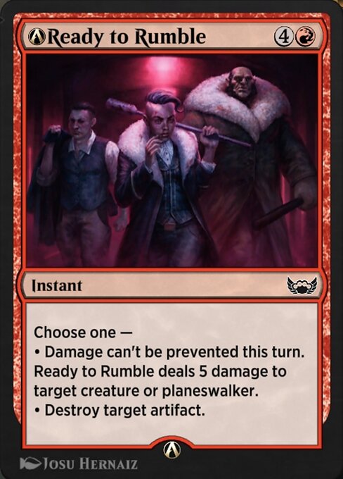 A-Ready to Rumble — art by Josu Hernaiz