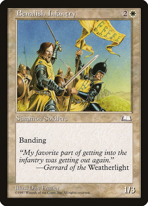Benalish Infantry — art by Dan Frazier
