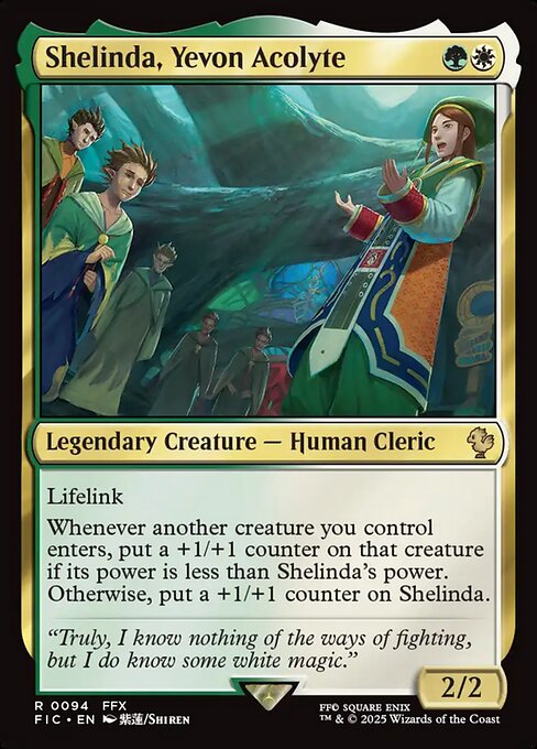 Shelinda, Yevon Acolyte — art by Shiren