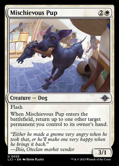 Mischievous Pup — art by Devin Platts
