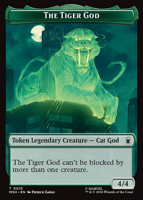 The Tiger God — art by Patrick Gañas