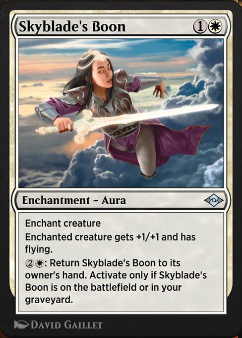 Skyblade's Boon — art by David Gaillet