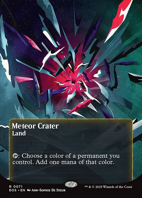Meteor Crater — art by Ann-Sophie De Steur