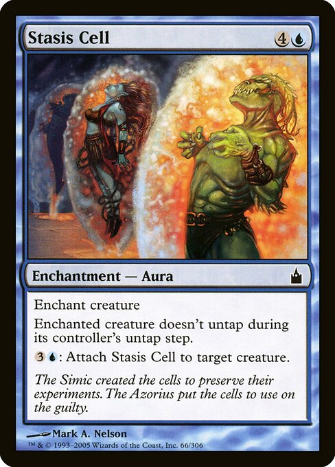 Stasis Cell — art by Mark A. Nelson