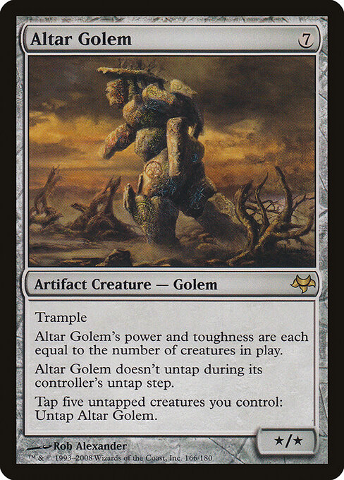 Altar Golem — art by Rob Alexander