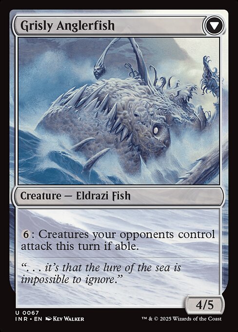 Grizzled Angler // Grisly Anglerfish — art by Kev Walker