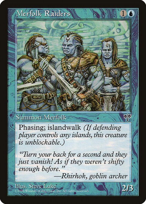 Merfolk Raiders — art by Steve Luke