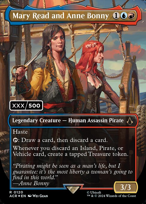 Mary Read and Anne Bonny — art by Wei Guan
