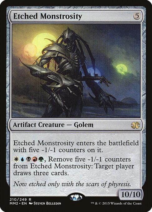 Etched Monstrosity — art by Steven Belledin