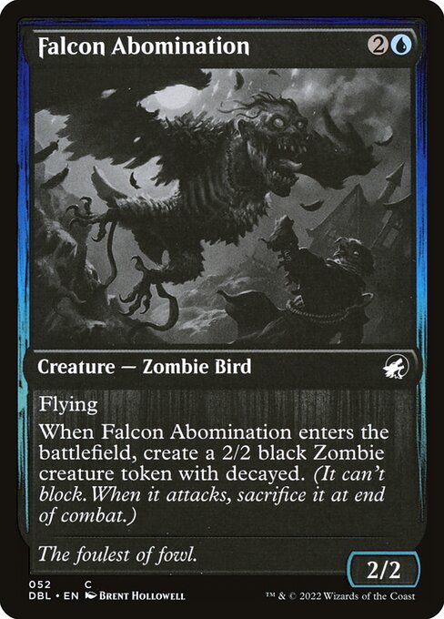 Falcon Abomination — art by Brent Hollowell