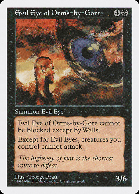 Evil Eye of Orms-by-Gore — art by George Pratt
