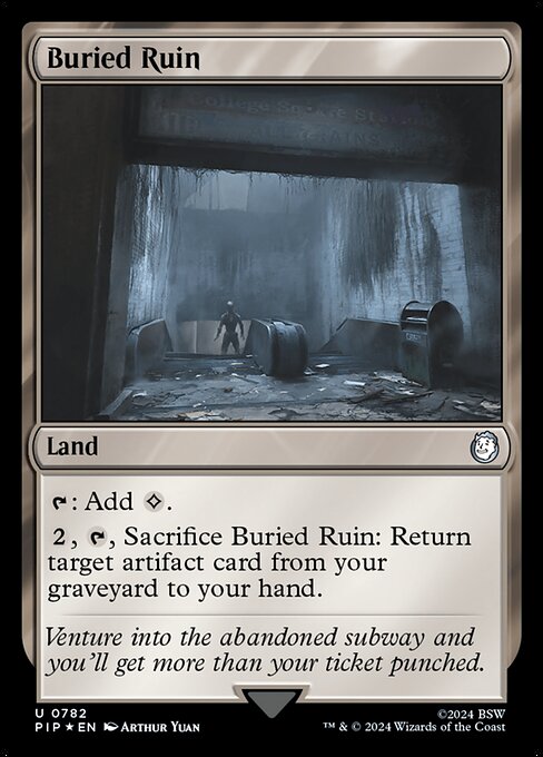 Buried Ruin — art by Arthur Yuan