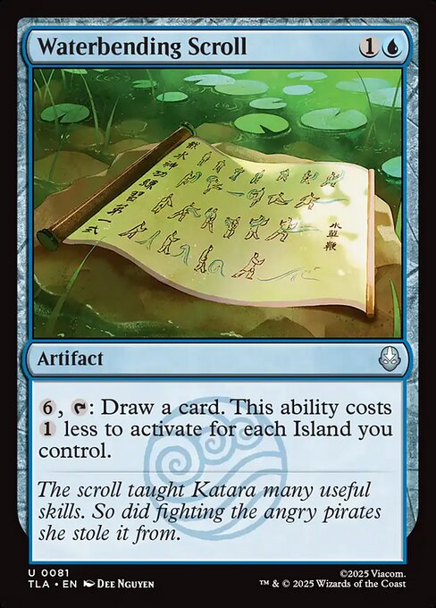 Waterbending Scroll — art by Dee Nguyen