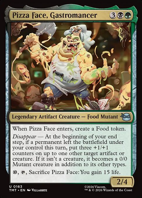 Pizza Face, Gastromancer — art by Villarrte
