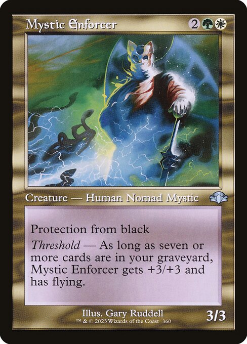 Mystic Enforcer — art by Gary Ruddell