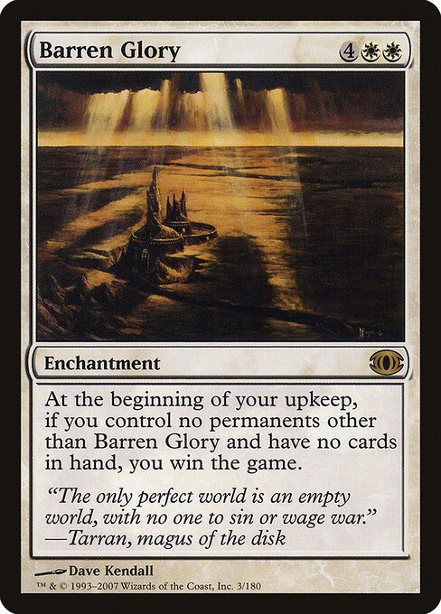 Barren Glory — art by Dave Kendall