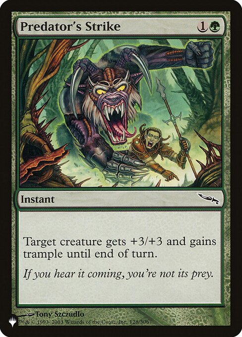 Predator's Strike — art by Tony Szczudlo