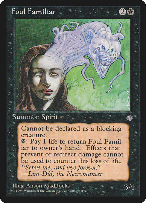Foul Familiar — art by Anson Maddocks