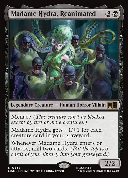 Madame Hydra, Reanimated — art by Jennifer Hrabota Lesser