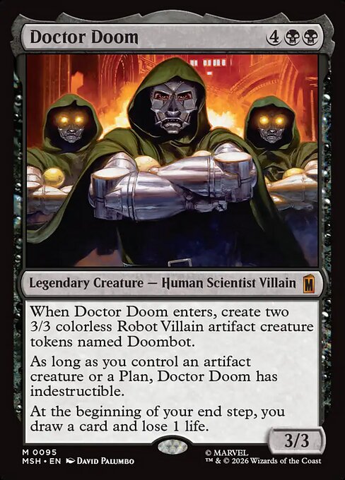 Doctor Doom — art by David Palumbo